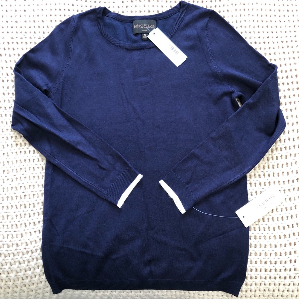 Navy Blue Crewneck Sweater from Stitchfix